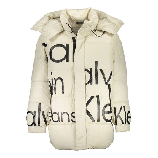 Calvin Klein Beige Polyester Men Jacket $866.00 Calvin Klein Luzworld
