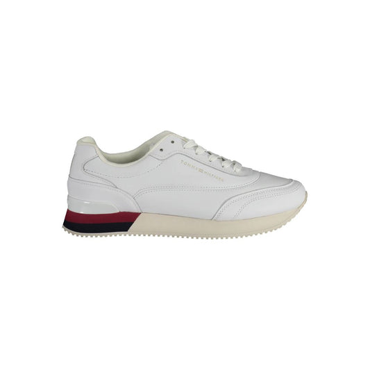 Tommy Hilfiger White Polyester Sneaker $263.00 Tommy Hilfiger Luzworld