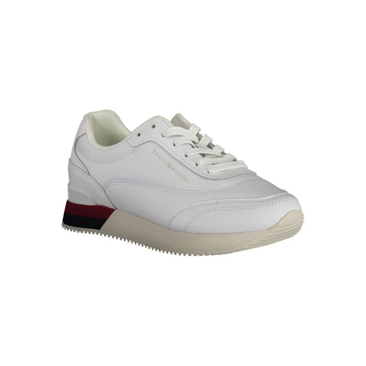Tommy Hilfiger White Polyester Sneaker $263.00 Tommy Hilfiger Luzworld
