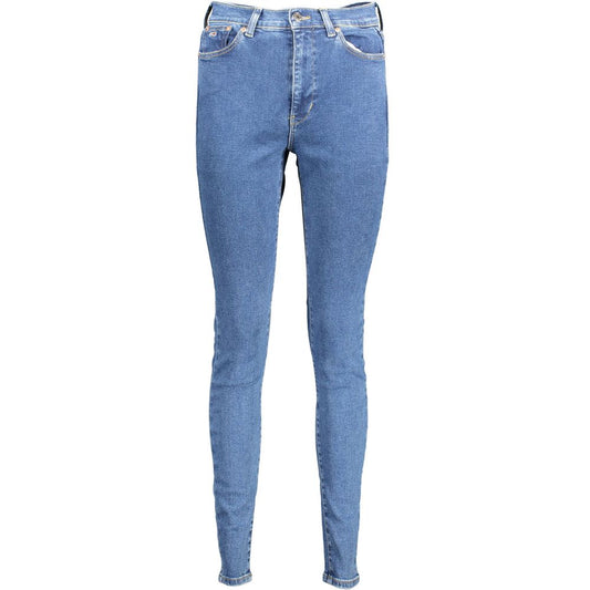 Tommy Hilfiger Blue Cotton Women Skinny Jean $234.00 Tommy Hilfiger Luzworld