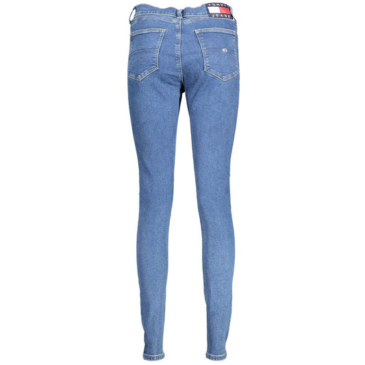 Tommy Hilfiger Blue Cotton Women Skinny Jean $234.00 Tommy Hilfiger Luzworld
