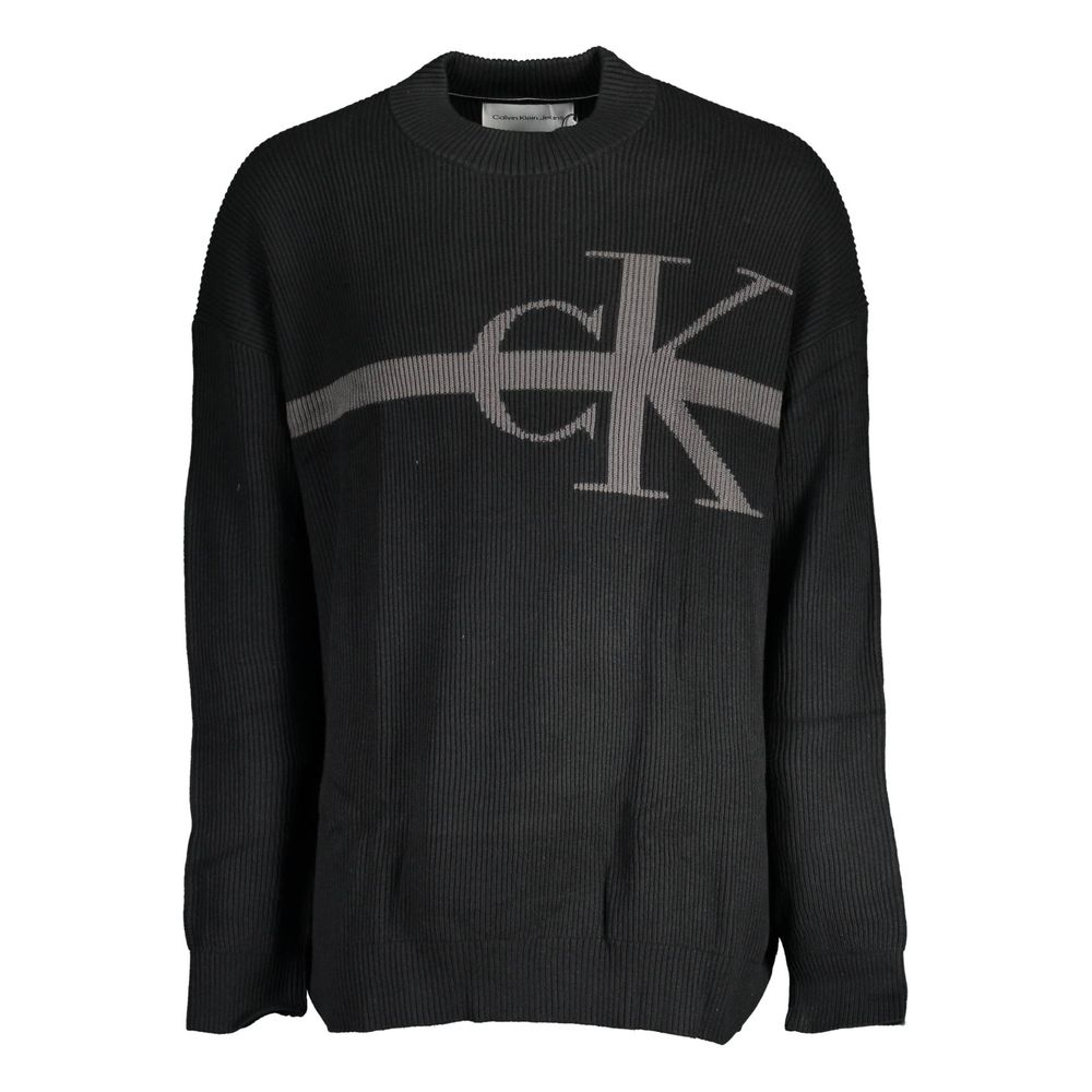 Calvin Klein Black Cotton Sweater $275.00 Calvin Klein Luzworld