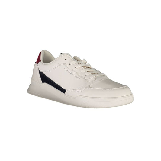 Tommy Hilfiger White Polyester Sneaker $286.00 Tommy Hilfiger Luzworld