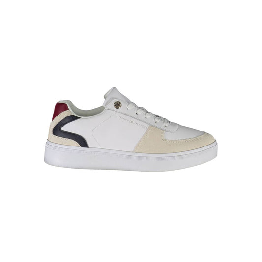 Tommy Hilfiger White Polyester Sneaker $271.00 Tommy Hilfiger Luzworld