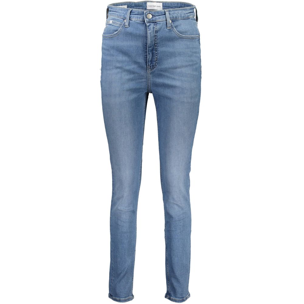 Calvin Klein Blue Cotton Women Jeans $234.00 Calvin Klein Luzworld