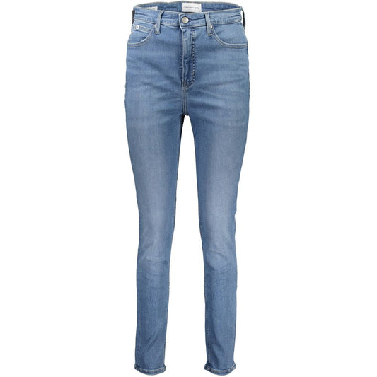 Calvin Klein Blue Cotton Women Jeans $234.00 Calvin Klein Luzworld