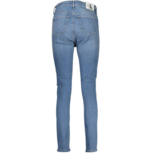 Calvin Klein Blue Cotton Women Jeans $234.00 Calvin Klein Luzworld