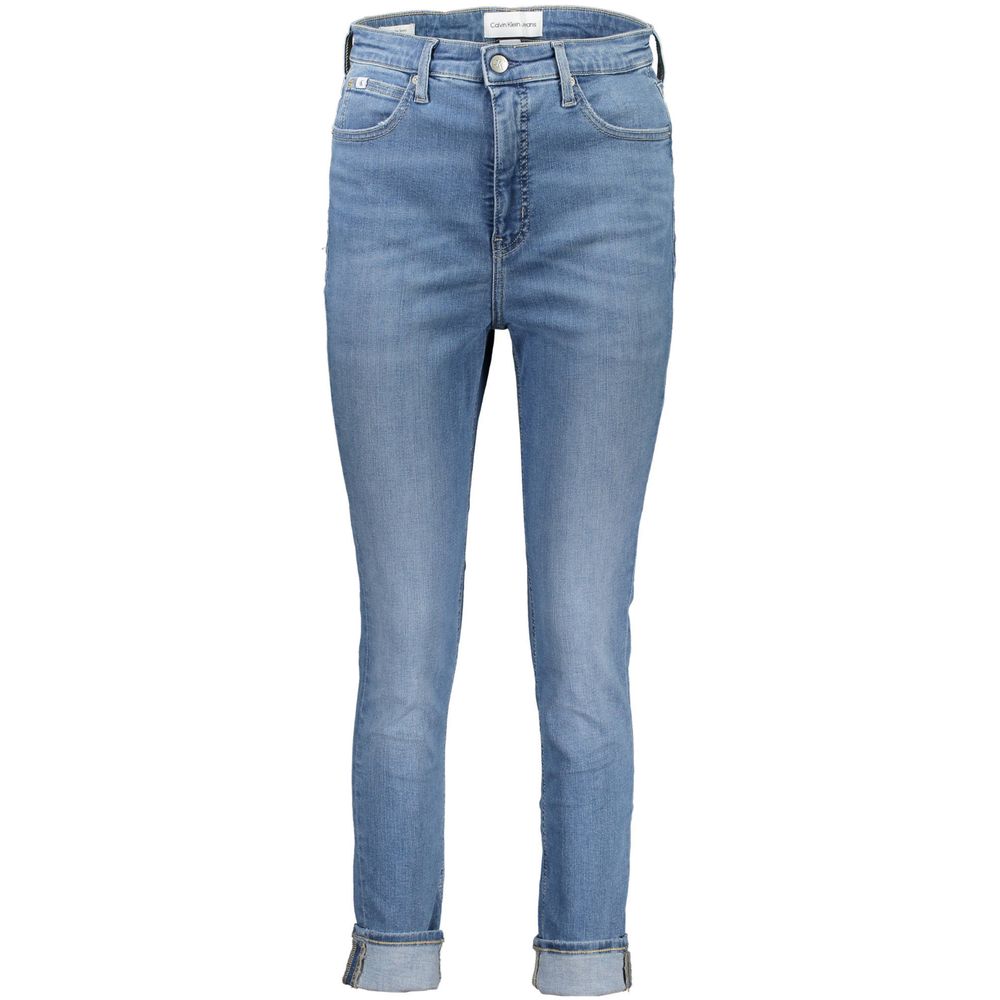 Calvin Klein Blue Cotton Women Jeans $234.00 Calvin Klein Luzworld