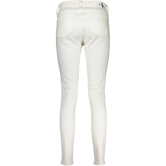 Calvin Klein White Cotton Women Jeans $234.00 Calvin Klein Luzworld