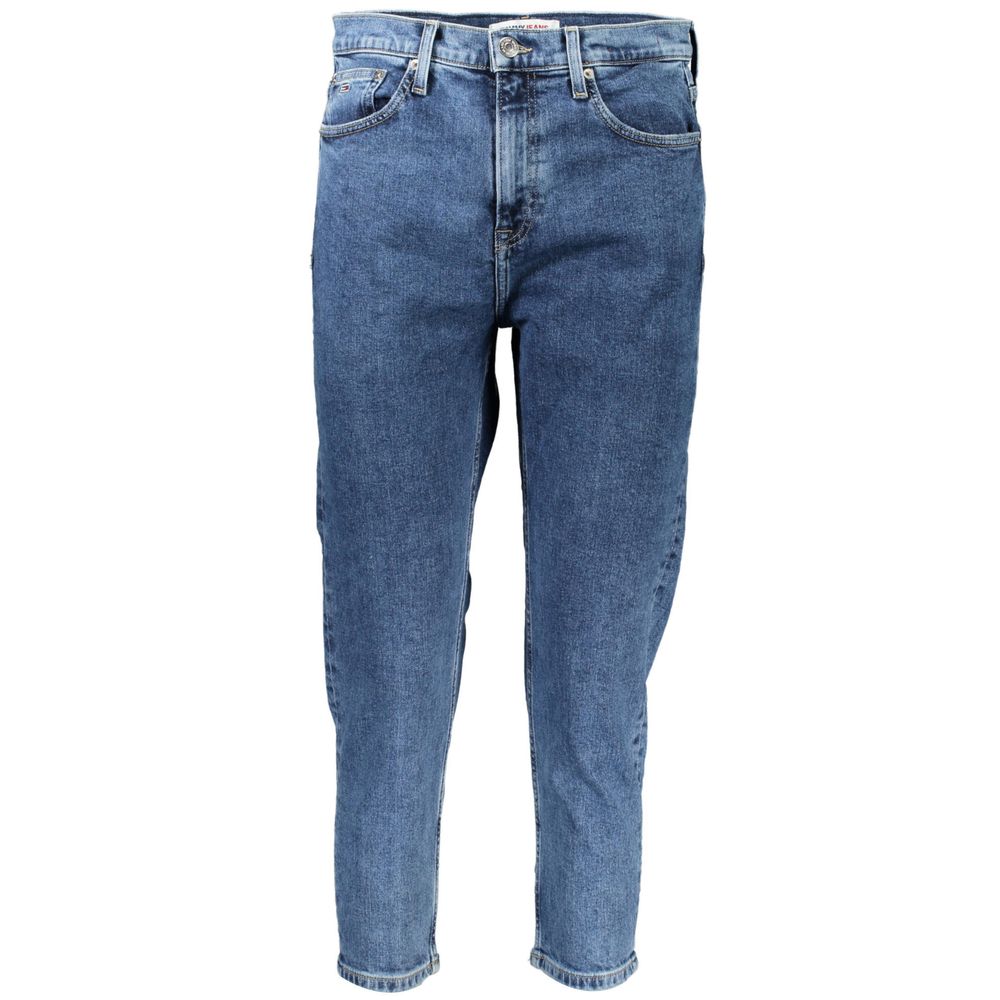 Tommy Hilfiger Blue Cotton Women's Slim-Fit Jean $250.00 Tommy Hilfiger Luzworld