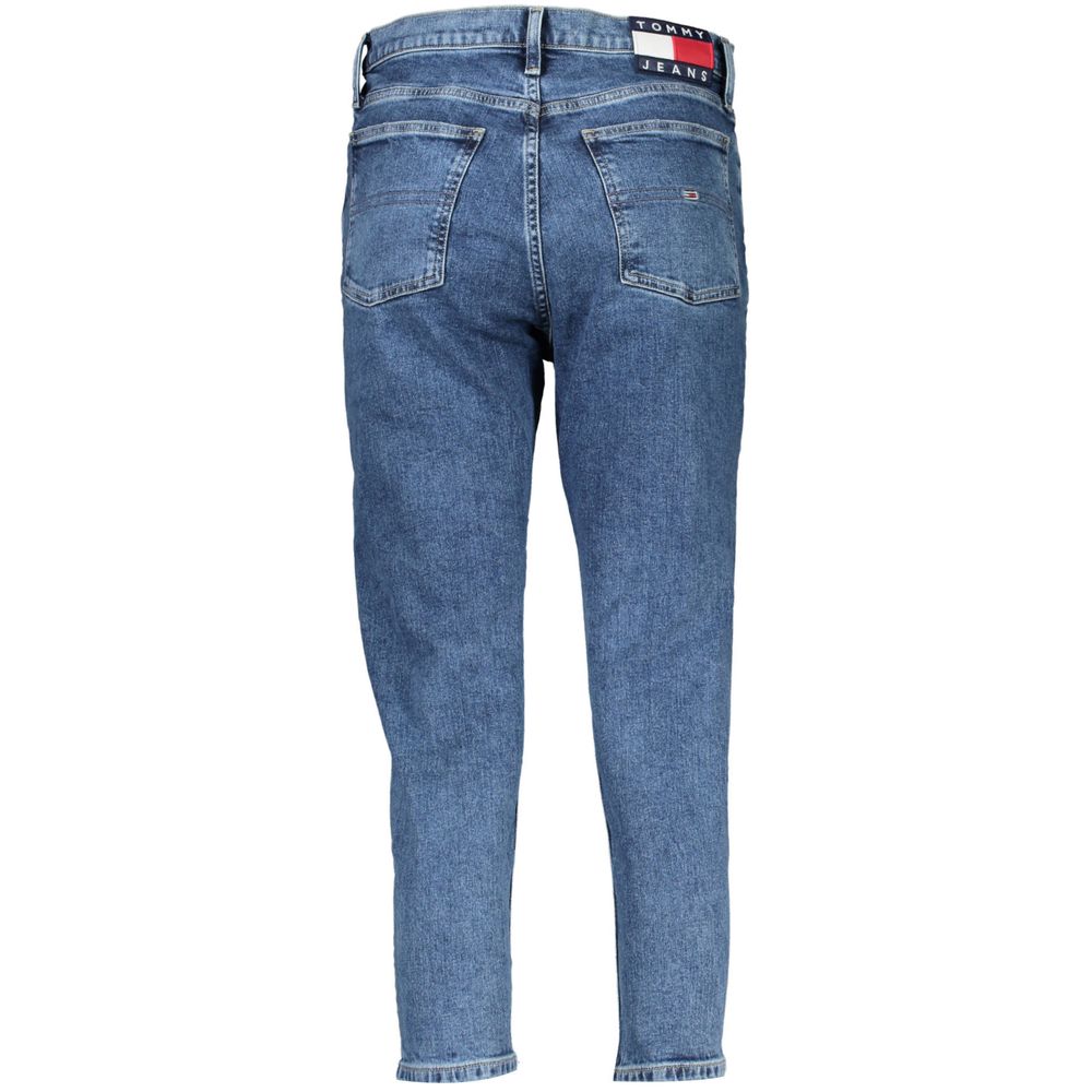 Tommy Hilfiger Blue Cotton Women's Slim-Fit Jean $250.00 Tommy Hilfiger Luzworld