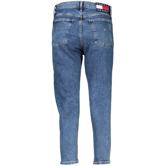 Tommy Hilfiger Blue Cotton Women's Slim-Fit Jean $250.00 Tommy Hilfiger Luzworld