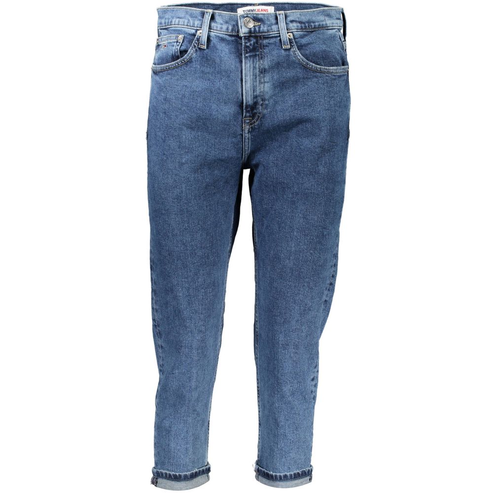 Tommy Hilfiger Blue Cotton Women's Slim-Fit Jean $250.00 Tommy Hilfiger Luzworld