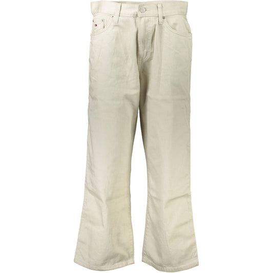 Tommy Hilfiger Beige Cotton Women Jeans $218.00 Tommy Hilfiger Luzworld