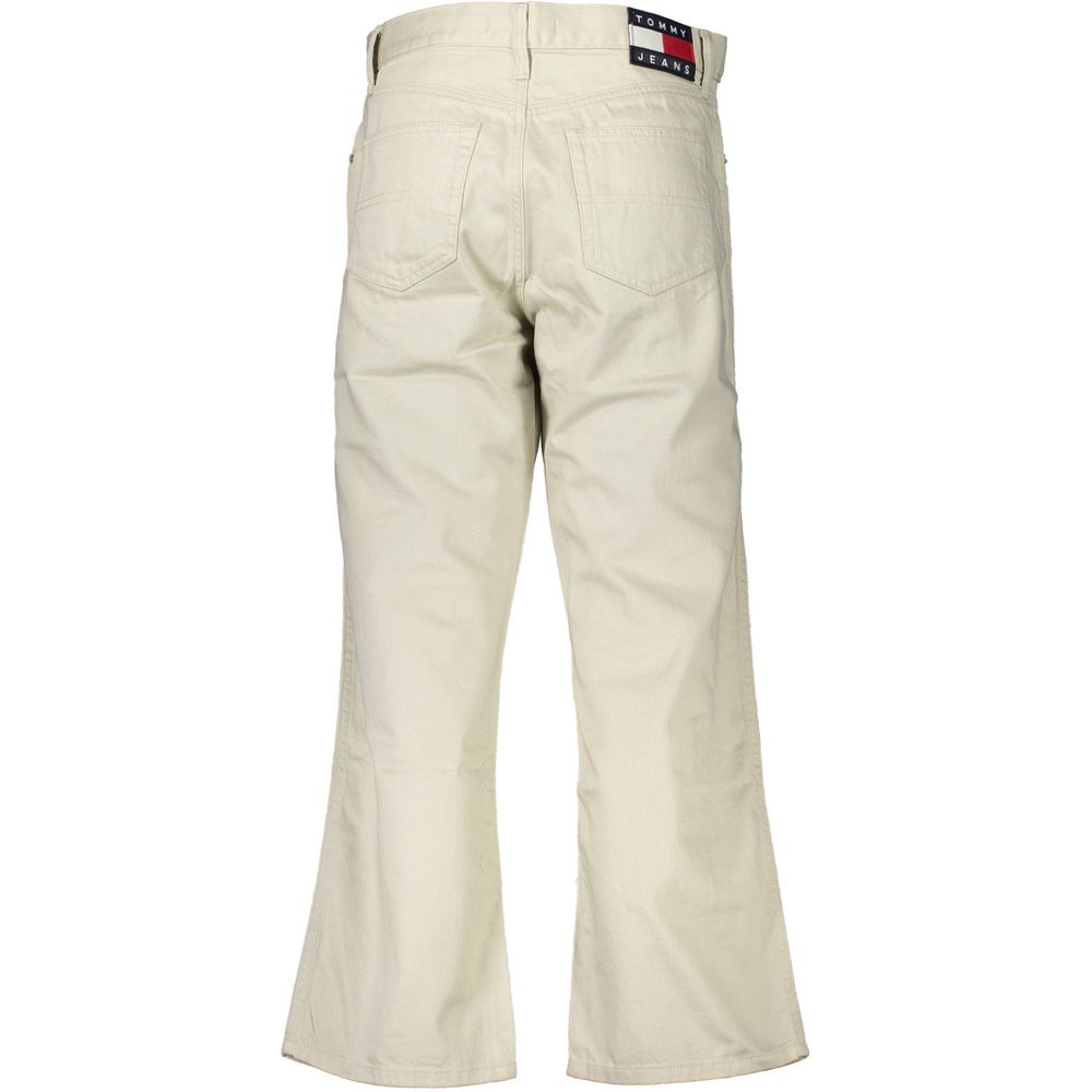 Tommy Hilfiger Beige Cotton Women Jeans $218.00 Tommy Hilfiger Luzworld