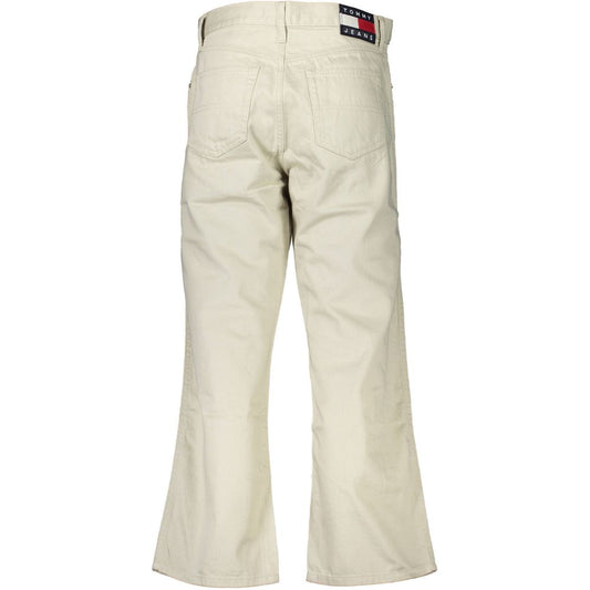Tommy Hilfiger Beige Cotton Women Jeans $218.00 Tommy Hilfiger Luzworld