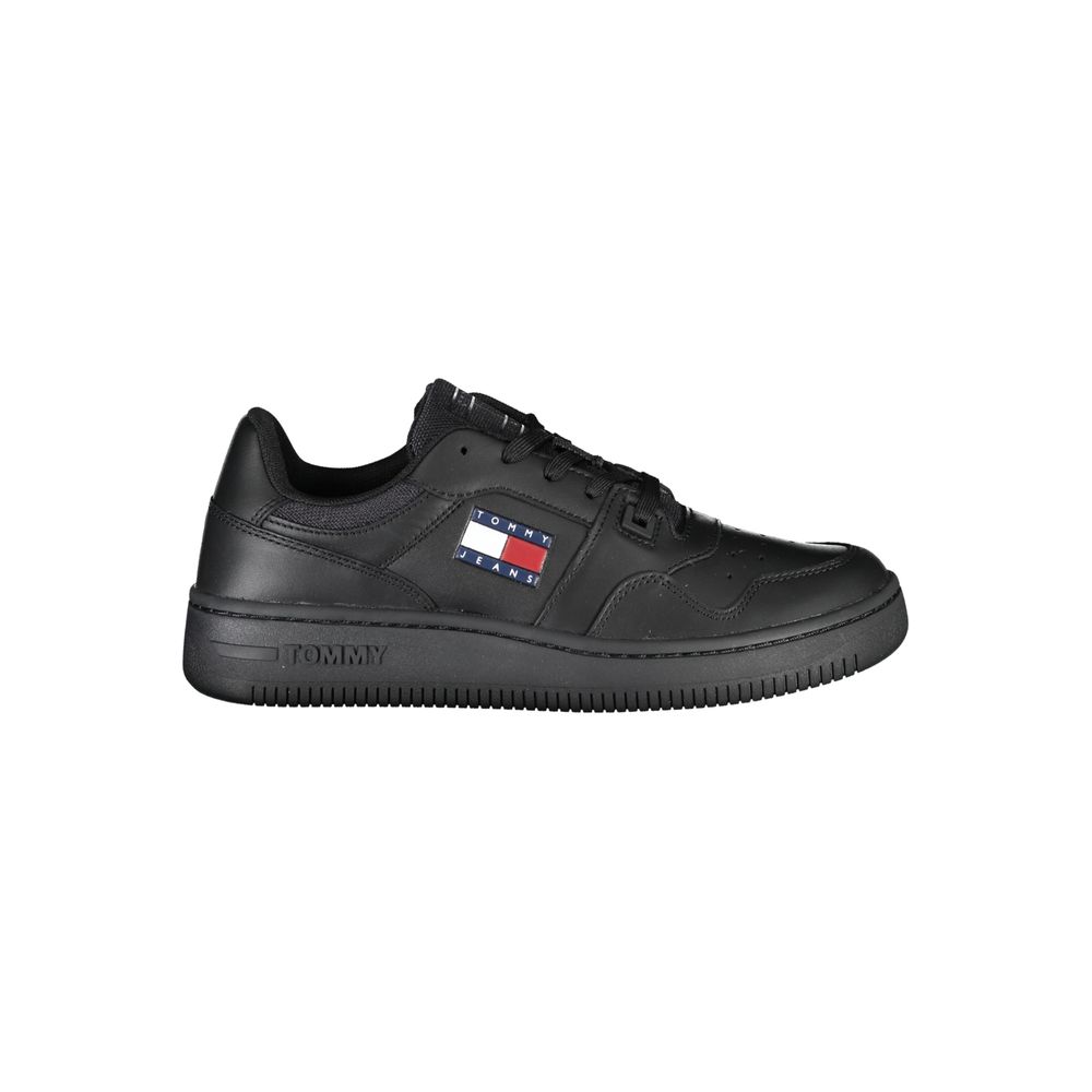 Tommy Hilfiger Black Polyester Sneaker $238.00 Tommy Hilfiger Luzworld