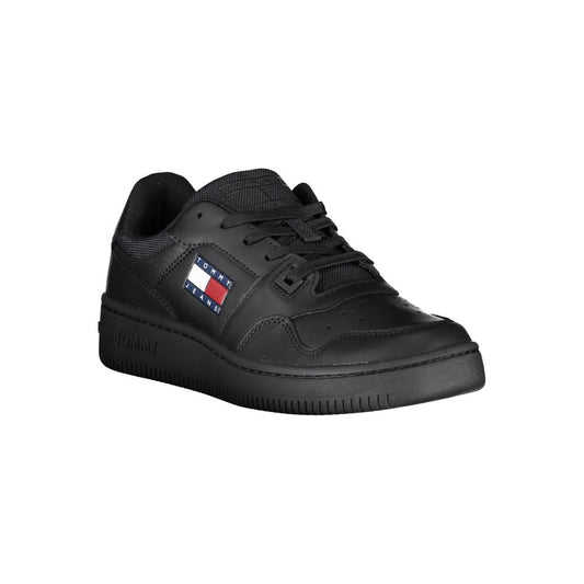 Tommy Hilfiger Black Polyester Sneaker $238.00 Tommy Hilfiger Luzworld