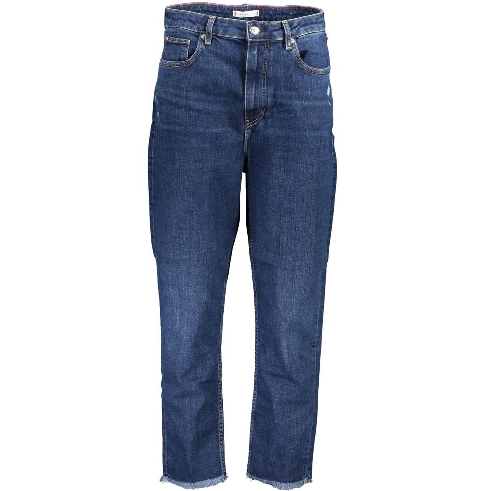 Tommy Hilfiger Blue Cotton Women Jeans $265.00 Tommy Hilfiger Luzworld