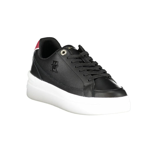 Tommy Hilfiger Black Polyester Sneaker $286.00 Tommy Hilfiger Luzworld