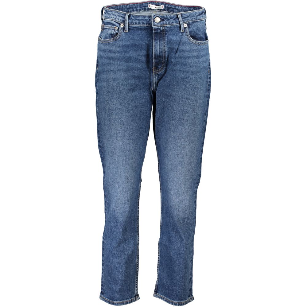 Tommy Hilfiger Blue Cotton Women Jeans $281.00 Tommy Hilfiger Luzworld