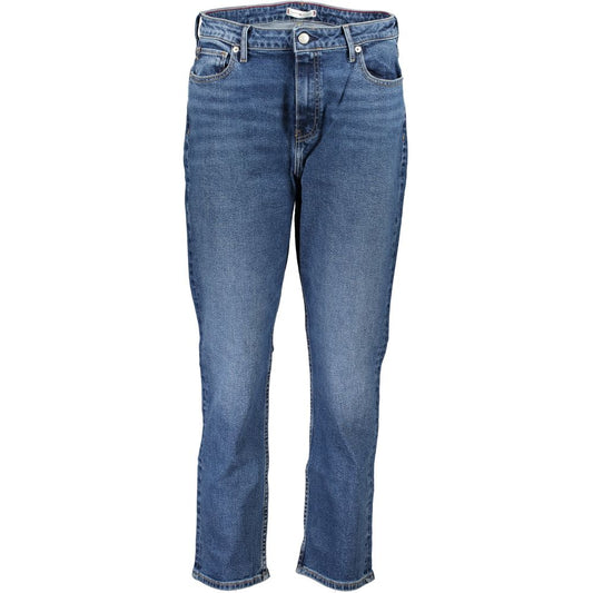 Tommy Hilfiger Blue Cotton Women Jeans $281.00 Tommy Hilfiger Luzworld