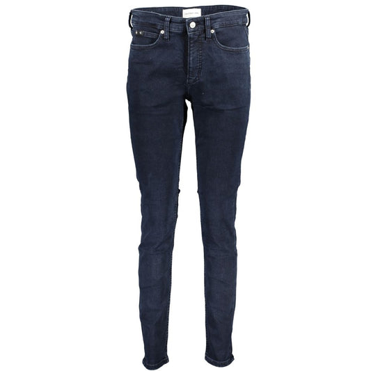 Calvin Klein Blue Cotton Women Skinny Jean $265.00 Calvin Klein Luzworld