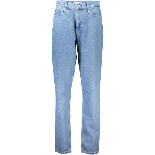 Calvin Klein Blue Cotton Jeans Denim $234.00 Calvin Klein Luzworld