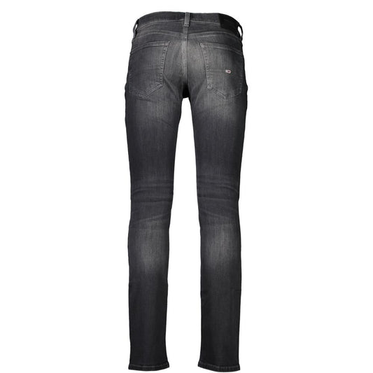 Tommy Hilfiger Black Cotton Men Jeans $250.00 Tommy Hilfiger Luzworld