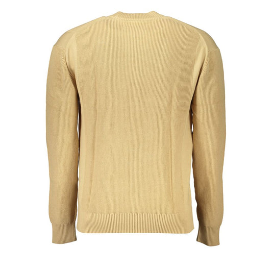 Calvin Klein Beige Cotton Sweater $250.00 Calvin Klein Luzworld