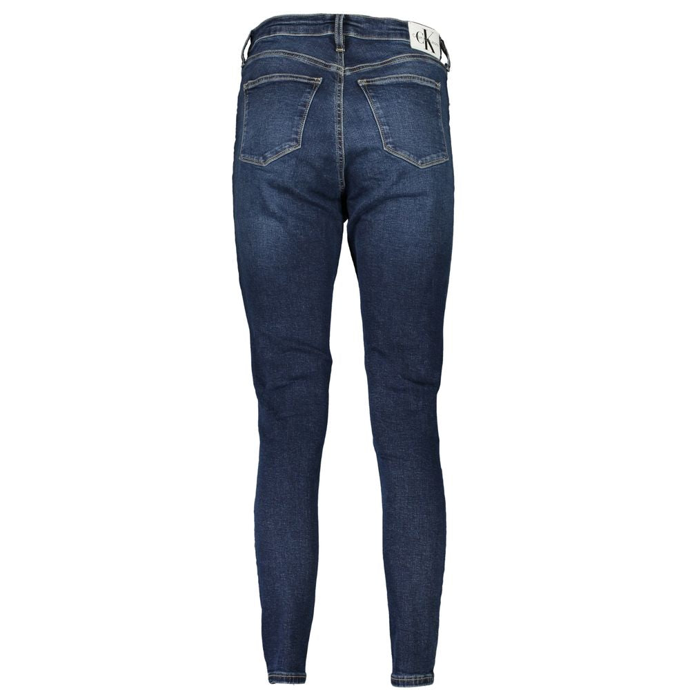 Calvin Klein Blue Cotton Women's Skinny Ankle Jean $234.00 Calvin Klein Luzworld