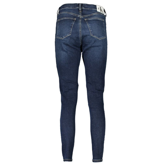 Calvin Klein Blue Cotton Women's Skinny Ankle Jean $234.00 Calvin Klein Luzworld