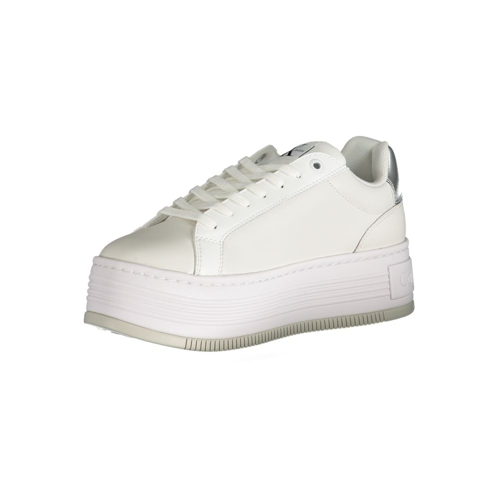 Calvin Klein White Polyester Sneaker $290.00 Calvin Klein Luzworld