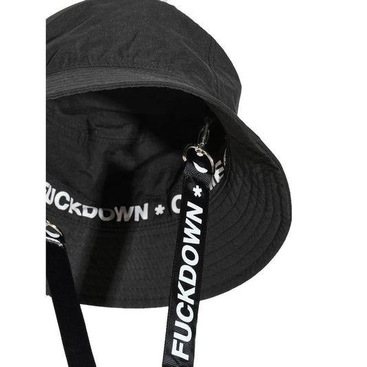 Comme Des Fuckdown Black Polyester Men Fisherman Hat $142.00 Comme Des Fuckdown Luzworld