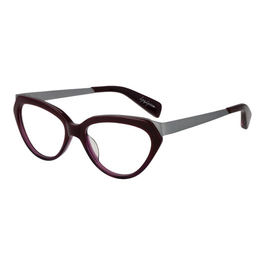 Yohji Yamamoto Purple Unisex Glasses Frame $614.00 Yohji Yamamoto Luzworld