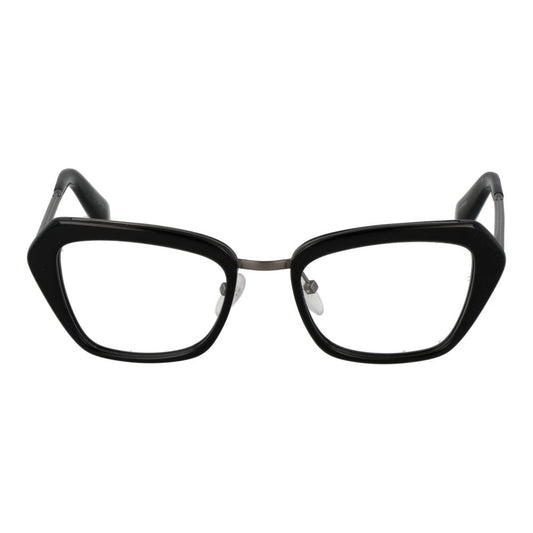 Yohji Yamamoto Black Women Glasses Frame $792.00 Yohji Yamamoto Luzworld