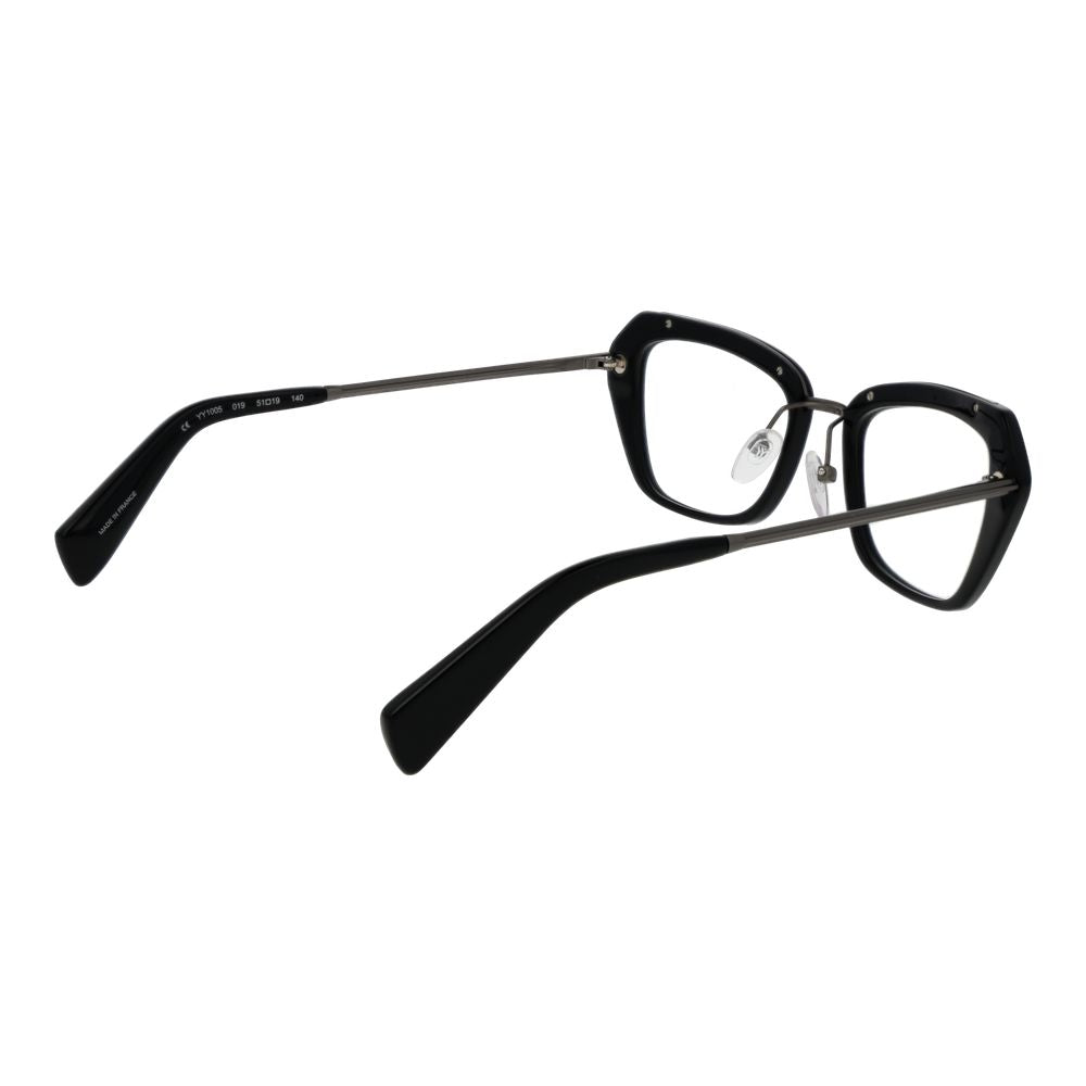 Yohji Yamamoto Black Women Glasses Frame $792.00 Yohji Yamamoto Luzworld