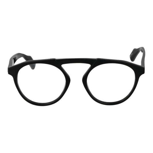 Yohji Yamamoto Black Men Glasses Frame $792.00 Yohji Yamamoto Luzworld