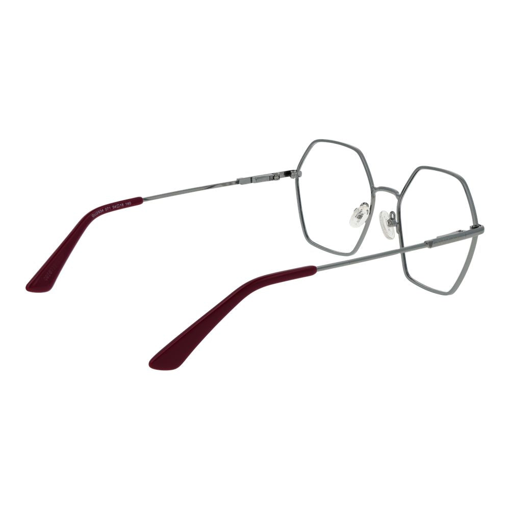 Guess Silver Women Glasses Frame $207.00 Guess Luzworld