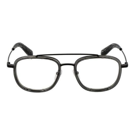 Yohji Yamamoto Gray Unisex Glasses Frame $785.00 Yohji Yamamoto Luzworld