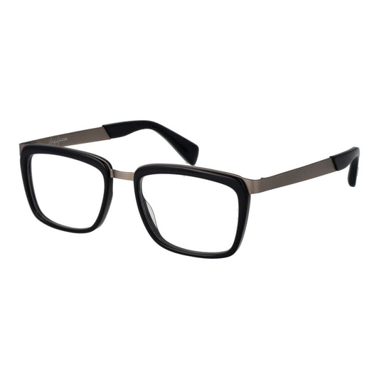 Yohji Yamamoto Black Unisex Glasses Frame $614.00 Yohji Yamamoto Luzworld