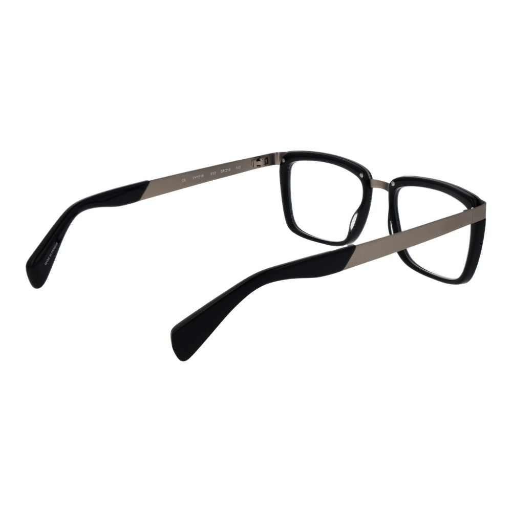 Yohji Yamamoto Black Unisex Glasses Frame $614.00 Yohji Yamamoto Luzworld