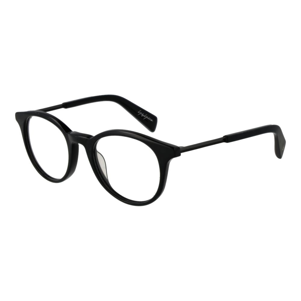 Yohji Yamamoto Black Men Glasses Frame $724.00 Yohji Yamamoto Luzworld