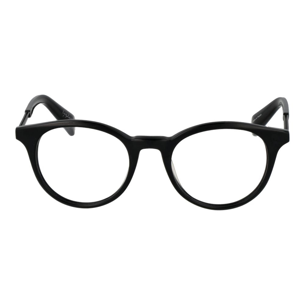 Yohji Yamamoto Black Men Glasses Frame $724.00 Yohji Yamamoto Luzworld