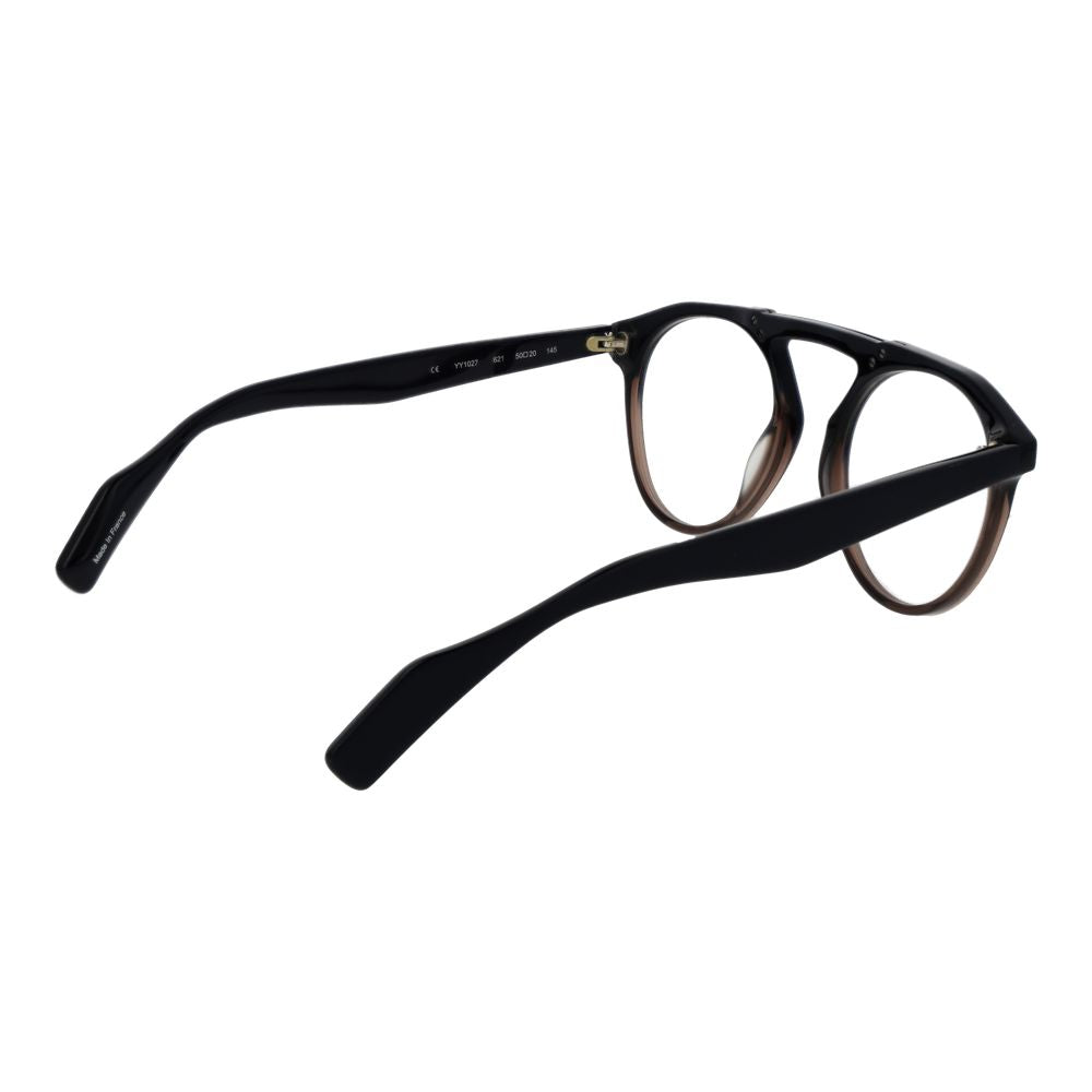Yohji Yamamoto Black Men Glasses Frame $792.00 Yohji Yamamoto Luzworld