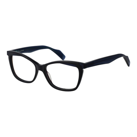Yohji Yamamoto Blue Women Glasses Frame $792.00 Yohji Yamamoto Luzworld