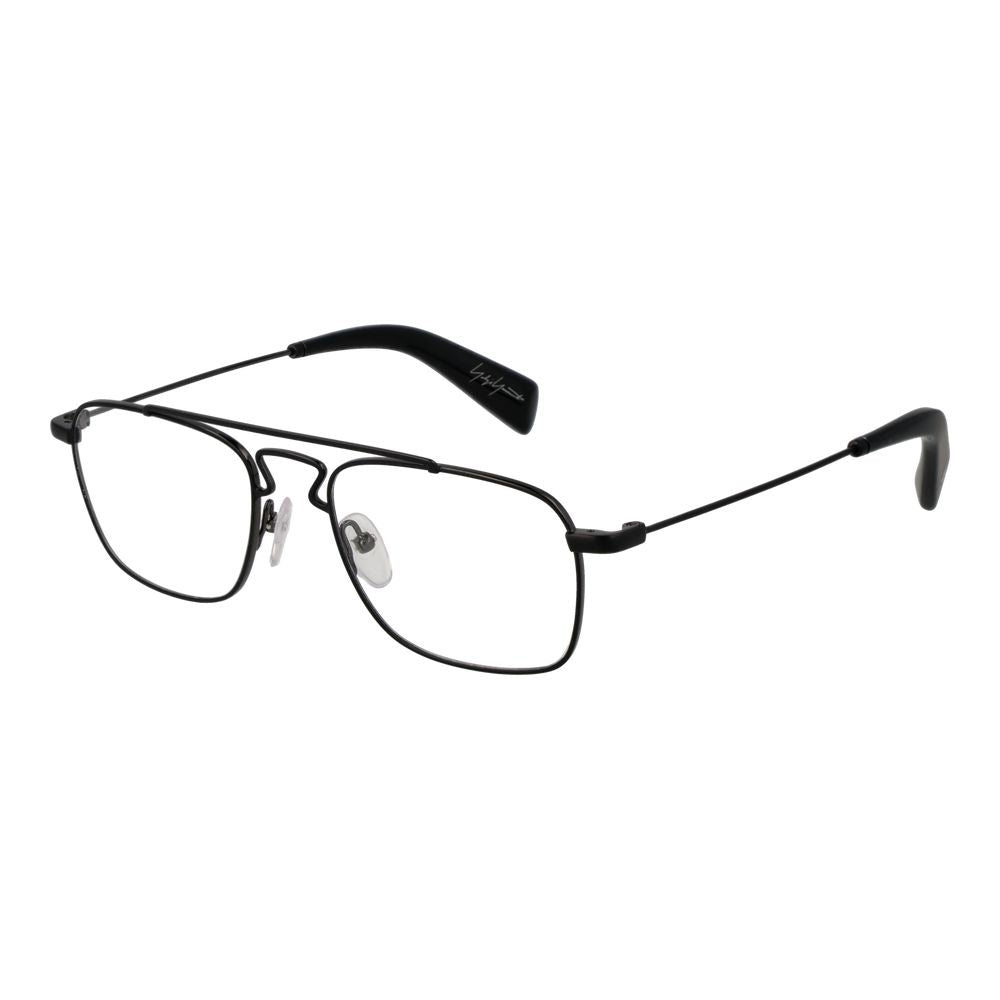 Yohji Yamamoto Black Men Glasses Frame $792.00 Yohji Yamamoto Luzworld