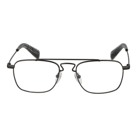 Yohji Yamamoto Gray Men Glasses Frame $792.00 Yohji Yamamoto Luzworld