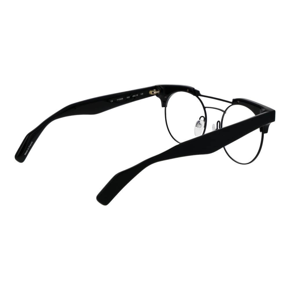 Yohji Yamamoto Black Women Glasses Frame $792.00 Yohji Yamamoto Luzworld