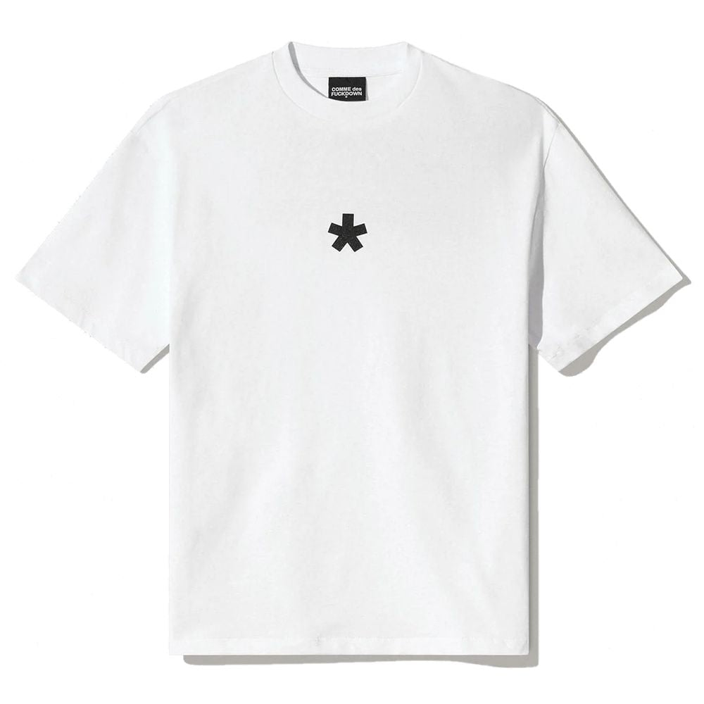 Comme Des Fuckdown White Cotton Women T-Shirt $142.00 Comme Des Fuckdown Luzworld
